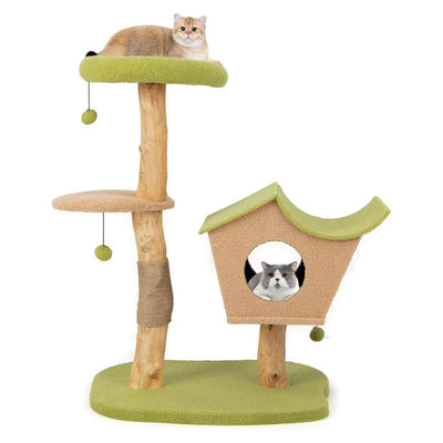 Askmy4Cats Kratzbaum – In Sekunden zum Katzenparadies zu Hause, 110 cm hoch - Askmy4Cats