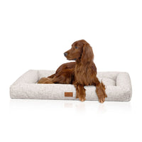 Knuffelwuff Nivaro - Weiches Webstoff-Hundebett (Klassisch gepolstert)