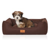 Knuffelwuff Lotte - Velours Hundebett mit Handwebcharakter (Robust)
