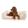 Knuffelwuff Nunavut - Orthopädisches Cord-Hundebett (Memory Foam)