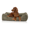 Knuffelwuff Nunavut - Orthopädisches Cord-Hundebett (Memory Foam)