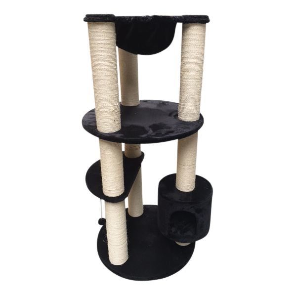 TOPMAST Kratzbaum Alexandra schwarz - Askmy4Cats