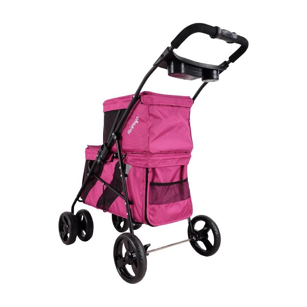 Ibiyaya® Hundebuggy Pet Stroller Hundewagen "Double Decker" - Askmy4Cats