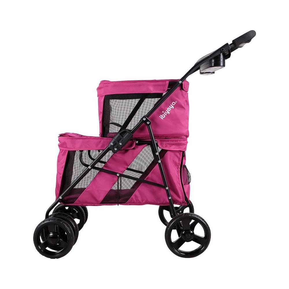 Ibiyaya® Hundebuggy Pet Stroller Hundewagen "Double Decker" - Askmy4Cats