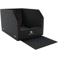 Knuffelwuff Cargo Hunde Auto Transportbox Sicherheit Für Den Hund Und Sitzschutz Für Den Rücksitz - Askmy4Cats