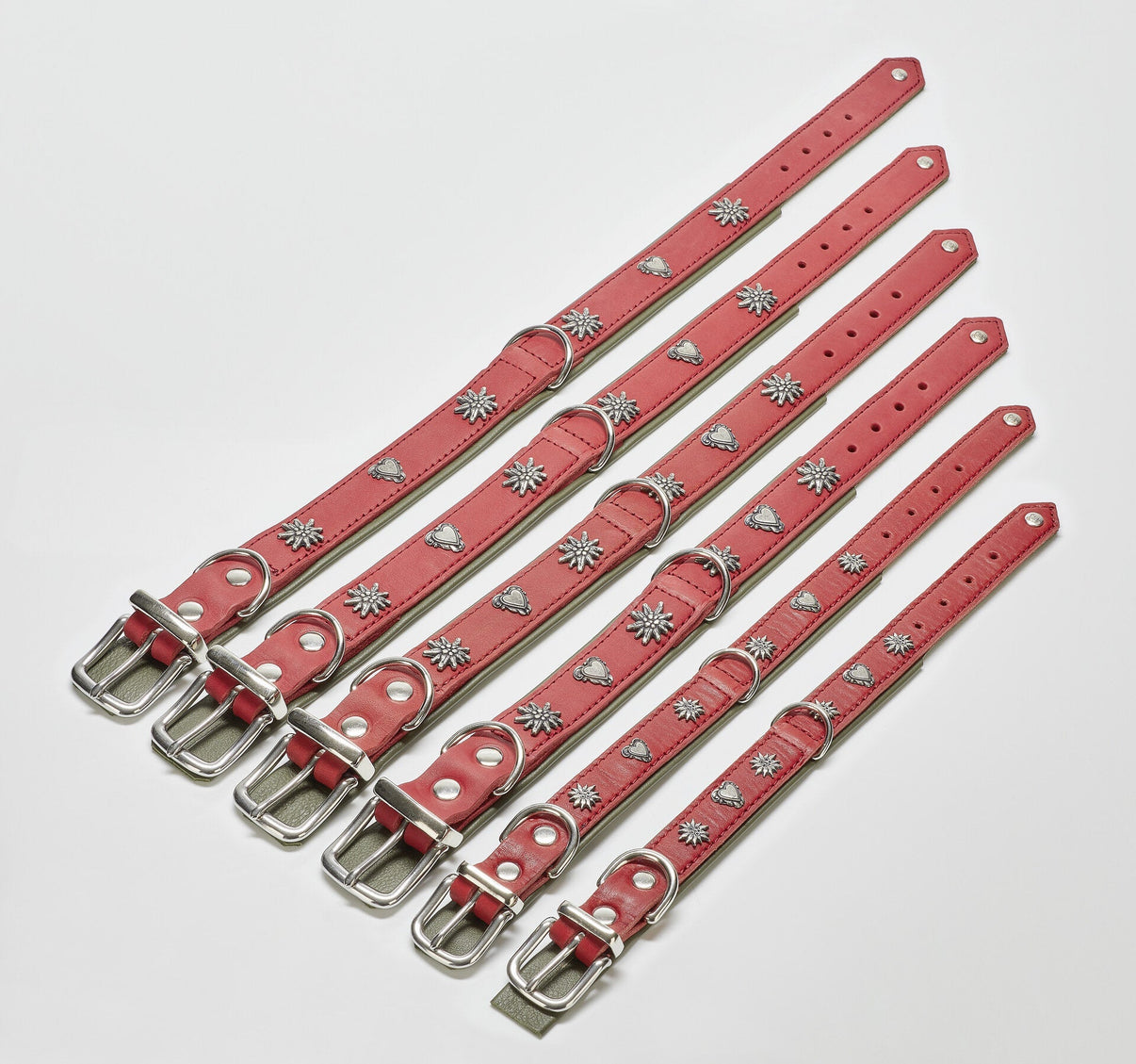 LABONI Halsband EDELWEISS für den Hund - Elegantes Hundehalsband mit stilvollen Applikationen - Askmy4Cats