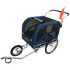 TOPMAST Hunde Fahrradanhänger 2 in 1 "ORIGINAL JOGGER" - Askmy4Cats