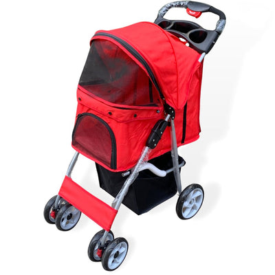 TOPMAST Vierrädriger Haustierbuggy für Hunde und Katzen - Askmy4Cats